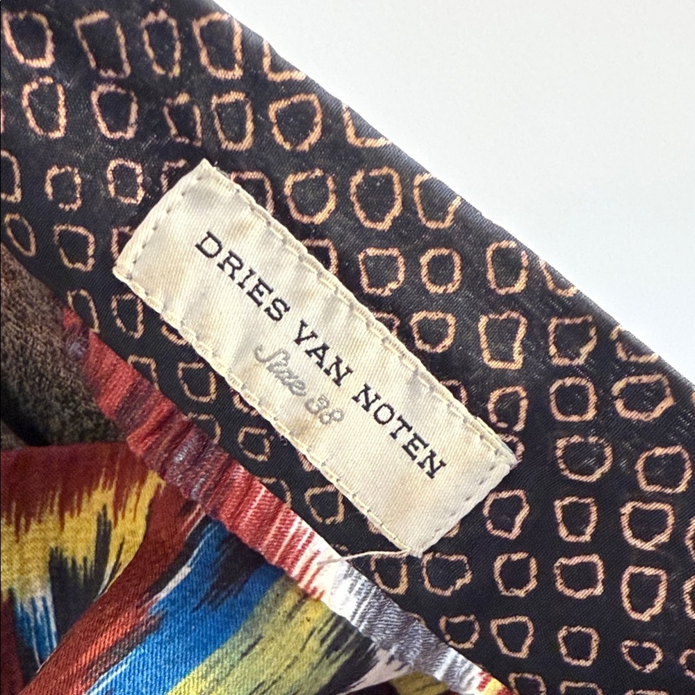 Dries Van Noten Multicolor Patterned Dress - Picture 3 of 4